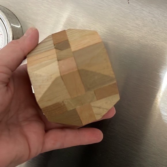 Vintage Japanese diamond wooden puzzle - Picture 2 of 3